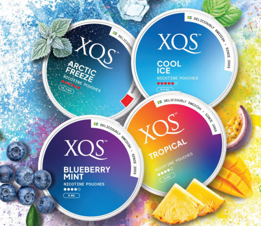 STG launches XQS nicotine pouches Scandinavian Tobacco Group's XQS brand was created in Sweden, the home of nicotine pouches.