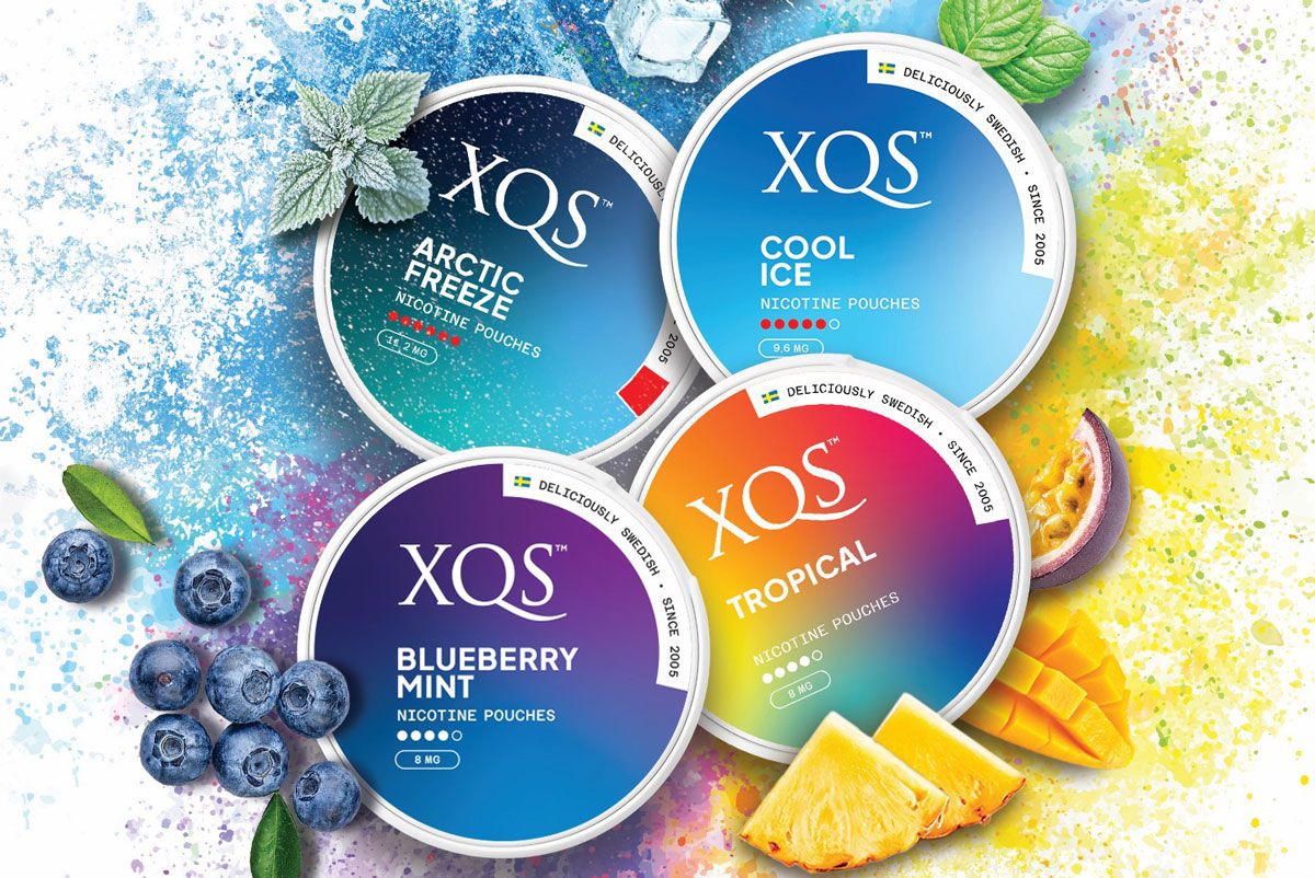Scandinavian Tobacco Group's XQS brand was created in Sweden, the home of nicotine pouches.