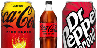 CCEP has highlighted its important Coca-Cola and Dr Pepper zero-sugar variants.