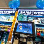 Spar brews up a Barista Bar celebration Spar Halbeath's Barista Bar section with balloons to help celebrate Spar's 20th instalment of the coffee bar across its company stores.