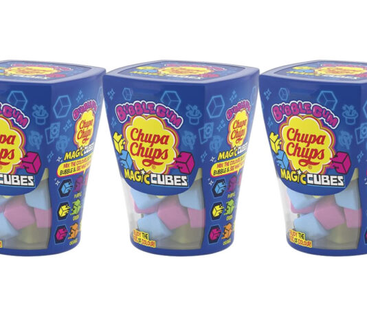 Chupa Chups bubbles up some new magic Pack shots of Chupa Chups Big Babol Magic Cubes bubblegum.