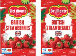 Del Monte freezes over a new release Pack shots of new Del Monte Frozen British Strawberries