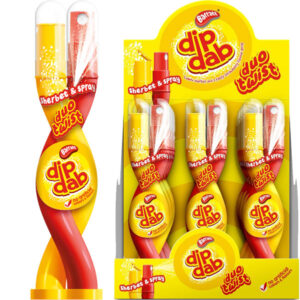 Pack shot of Dip Dab Duo Twist with the shelf-ready-pack.