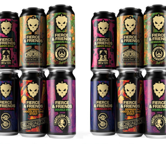 Aldi brings in a Fierce touch to its Beer Festival Pack shots of Fierce & Friends beer range.
