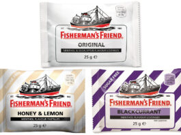 Fisherman’s Friend fights back hay fever Pack shots of Fisherman's Friend lozenges including Original, Honey & Lemon Sugar Free and Blackcurrant Sugar Free.