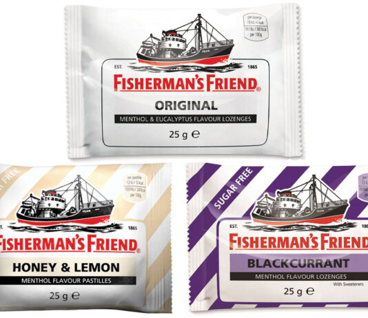 Fisherman’s Friend fights back hay fever Pack shots of Fisherman's Friend lozenges including Original, Honey & Lemon Sugar Free and Blackcurrant Sugar Free.