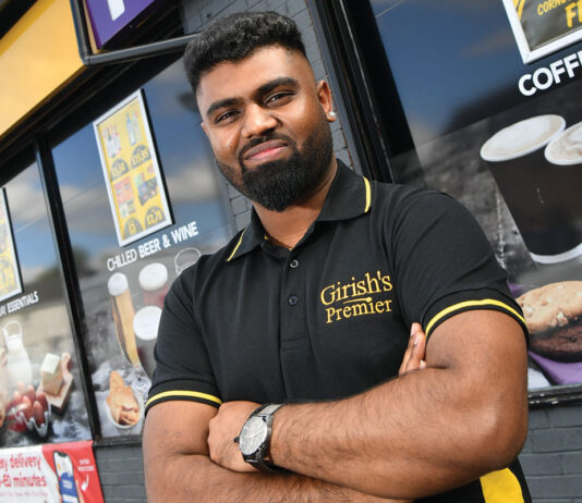 Tech advantages of retail opportunities Girish Jeeva, store owner of Premier Girish's @ Barmulloch.