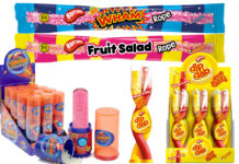 New range of Barratt Sweets including Wham Flash & Dip Pop, Wham Rope, Fruit Salad Rope and Dip Dab Duo Twist.