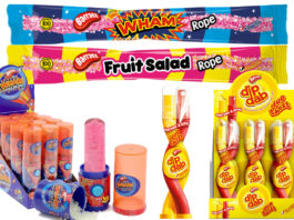 Hancocks rolls out new Barratt range New range of Barratt Sweets including Wham Flash & Dip Pop, Wham Rope, Fruit Salad Rope and Dip Dab Duo Twist.