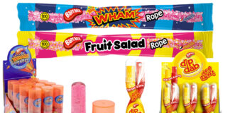 New range of Barratt Sweets including Wham Flash & Dip Pop, Wham Rope, Fruit Salad Rope and Dip Dab Duo Twist.