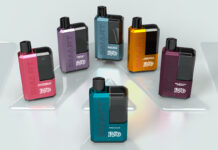 IVG Smart 5500 devices lined up in a colourful range.
