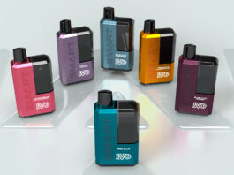 IVG unveils innovative new vape devices IVG Smart 5500 devices lined up in a colourful range.