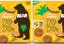 Fruit snacking brand BEAR has launched a new Tropical flavoured YoYos snack.