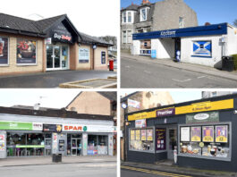 Strength in store for convenience channel A collage of Scottish convenience stores including Day-Today Bankton, KeyStore Cults, Spar Renfrew and Premier Cupar.