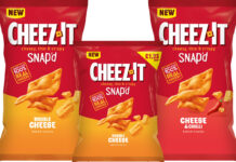 Pack shots of Cheez-It Double Cheese and Cheese & Chilli.