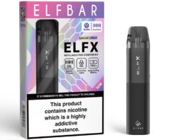 Elfbar introduces pod kit series with ELFX Pack shot of the Elfbar ELFX refillable pod system.