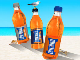 Irn-Bru kicks off phenomenal summer promotion Promotional image for Irn-Bru's summer competition featuring bottles of Irn-Bru, Diet Irn-Bru and Irn-Bru XTRA on a beach.