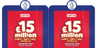 Promotional image of The National Lottery's Lotto campaign for the Olympic Games 2024.