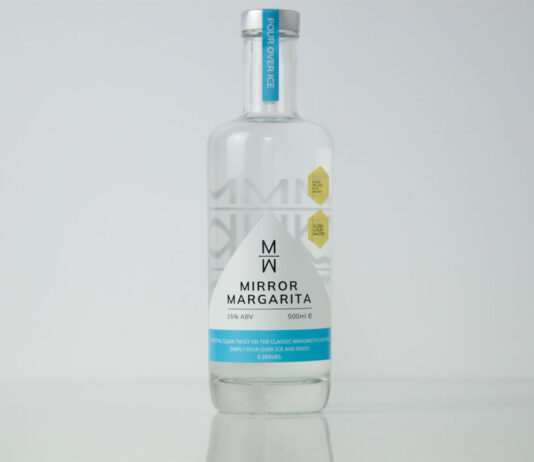 Mirror Margarita makes it clear across Sainsbury’s A bottle of Mirror Margarita stands against a white backdrop.