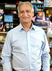 Store owner Saleem Sadiq manages an attractive off-trade selection for local customers.