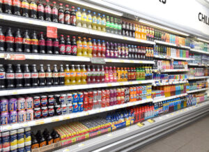 Premier @ DUSA has a very large soft drinks section.