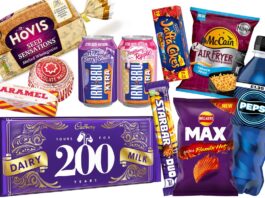 Top 20 FMCG brands in Scotland 2024 Product shots representing brands who have ranked in the top 20 FMCG brands in Scotland.