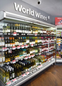 The store has wines from across the world to cater to a variety of tastes.