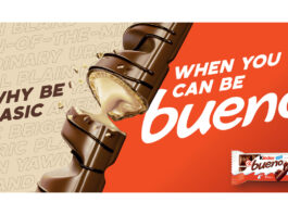 Ferrero rolls out a Bueno campaign Promotional image for Kinder Bueno's 'Why Be Basic When You Can Be Bueno' campaign.