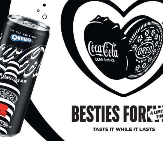Coca-Cola and Oreo team up in new limited drink Promotional image of Coca-Cola Zero Sugar Oreo flavoured drinks.