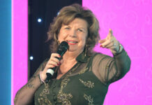 Actress Elaine C Smith hosting the Scottish Grocer Awards 2023.