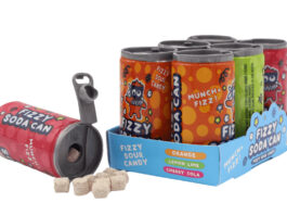 World of Sweets adds in fizzy solutions for novelty confections Pack shot of Fizzy Soda Can sweets.