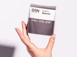GSN has a Chef’s Special straight from the kitchen A person holds a pack of GSN Chef's Special frozen chicken meal.