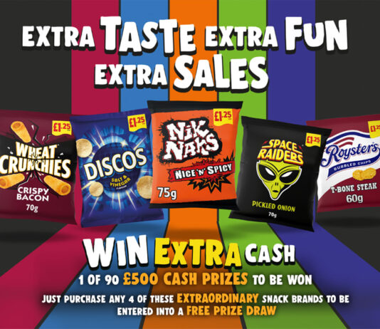 KP Snacks launches £45k retailer giveaway Promotional image of KP Snacks' Heritage Campaign featuring pack shots of its brands including Wheat Crunchies, Discos, Nik Naks, Space Raiders and Royster's.