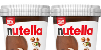 Pack shots of Nutella Ice Cream.