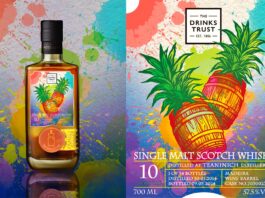 The Single Cask bottles up support for the industry Promotional image for The Single Cask bottling of Teaninich Distillery Single Malt Scotch Whisky 10 Years Old with a blown up image of the label on the bottle to the right.