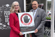 Maxine Fraser and Pete Cheema relaunch the Don't Put Up With It! campaign.