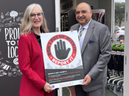 Fresh focus on store crimes Maxine Fraser and Pete Cheema relaunch the Don't Put Up With It! campaign.