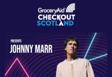 British indie star Johnny Marr is headlining the GroceryAid Checkout Scotland event on 5 September.