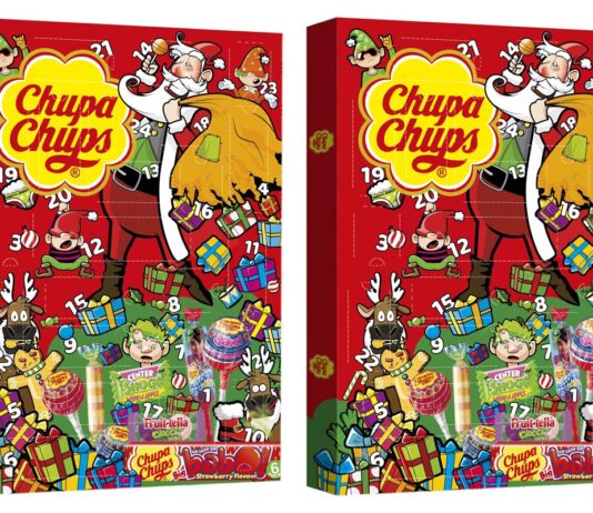 Chupa Chups counts down with new Advent Calendar Pack shots of Chupa Chups Advent Calendars.