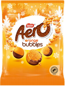 Pack shot of Aero Orange Bubbles.