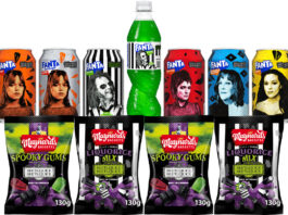 Beetlejuice Beetlejuice be a choice Range of themed products for Beetlejuice Beetlejuice the movie including limited edition Fanta can designs, flavour as well as limited edition Maynards Bassets sweets.