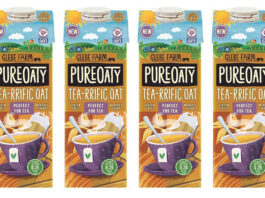 Glebe Farm has a tea-rrific oat milk launch Pack shots of Glebe Farm Pure Oaty Tea-riffic Oat milk.