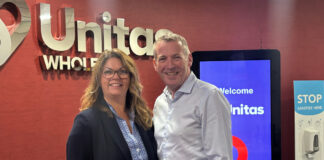 Victoria Lockie has been welcomed to the team by Unitas Wholesale managing director john Kinney.