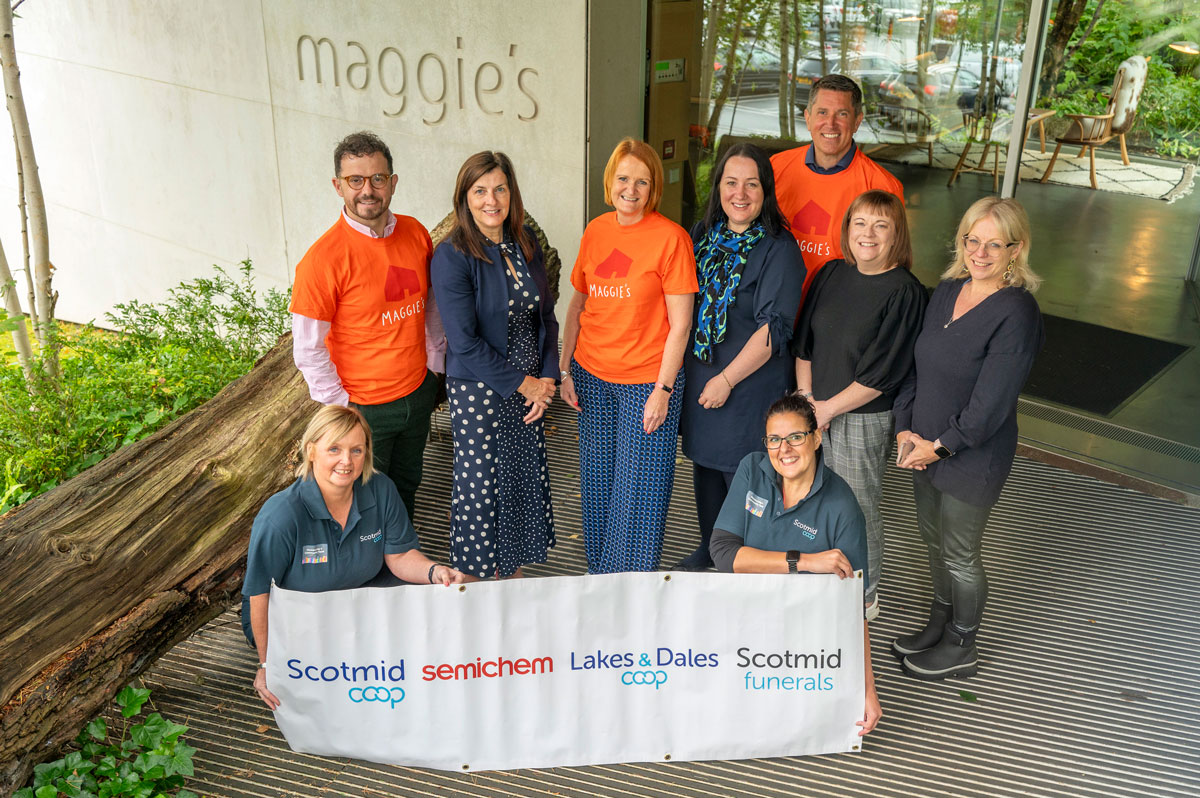 Scotmid Co-op has begun a new partnership with cancer support charity Maggie's.