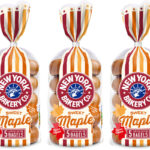 New York Bakery Co brings a Canadian touch with Maple bagels Pack shots of New York Bagel Company Maple bagels.