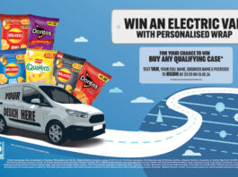 Win a van in Walkers & Bestway partnership Promotional image of competition between PepsiCo and Bestway offering retailers the chance to win a branded van.