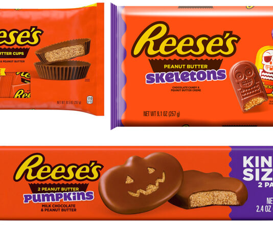 Reese’s launches Halloween competition The three new SKUs from American confectionery brand that have been released for Halloween.