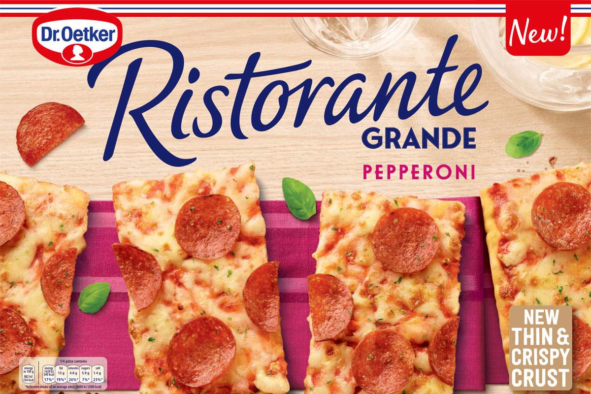 Pack shot of Ristorante Grande Pepperoni.