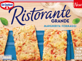 Grande offer from Ristorante pizza Pack shot of Ristorante Grande Margherita Formaggi.