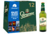 Staropramen 12x330ml bottle multipacks feature Paramount+ illustrations for maximum visibility on shelves.